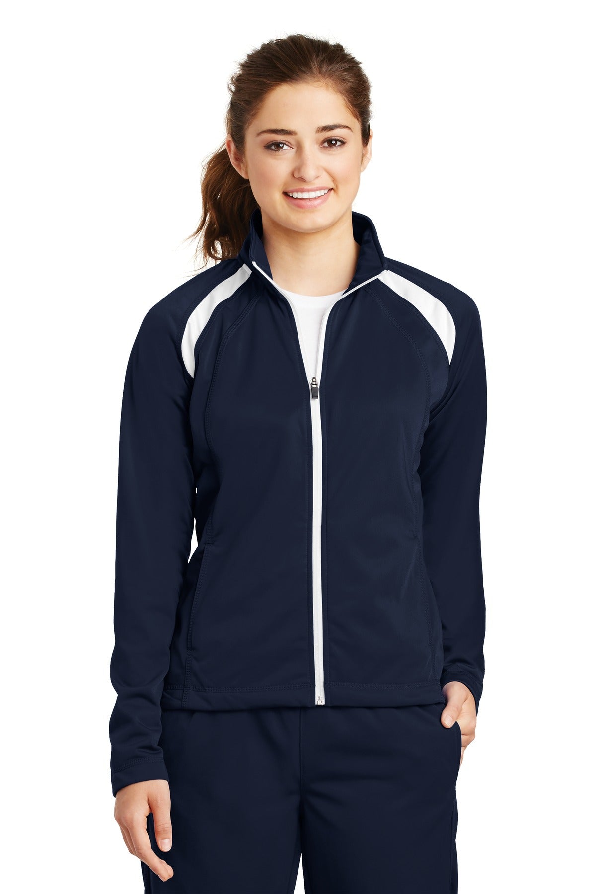 Sport-Tek® Women&#39;s Tricot Track Jacket. LST90