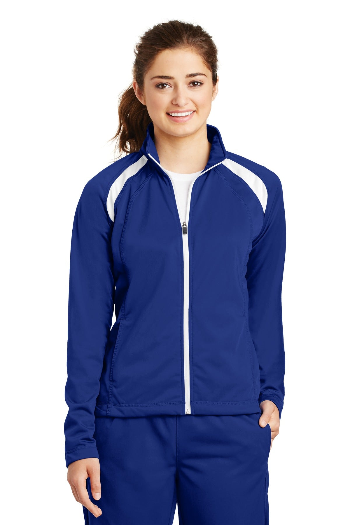Sport-Tek® Women&#39;s Tricot Track Jacket. LST90
