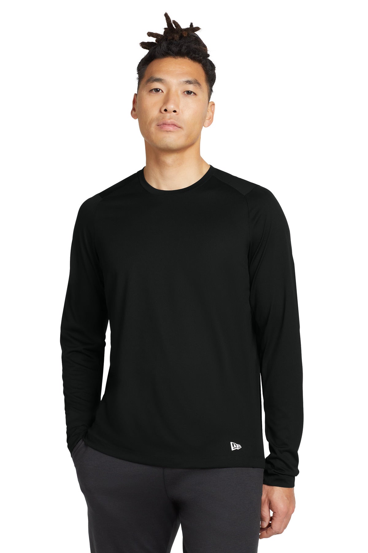 New Era® Series Performance Long Sleeve Crew Tee. NEA201