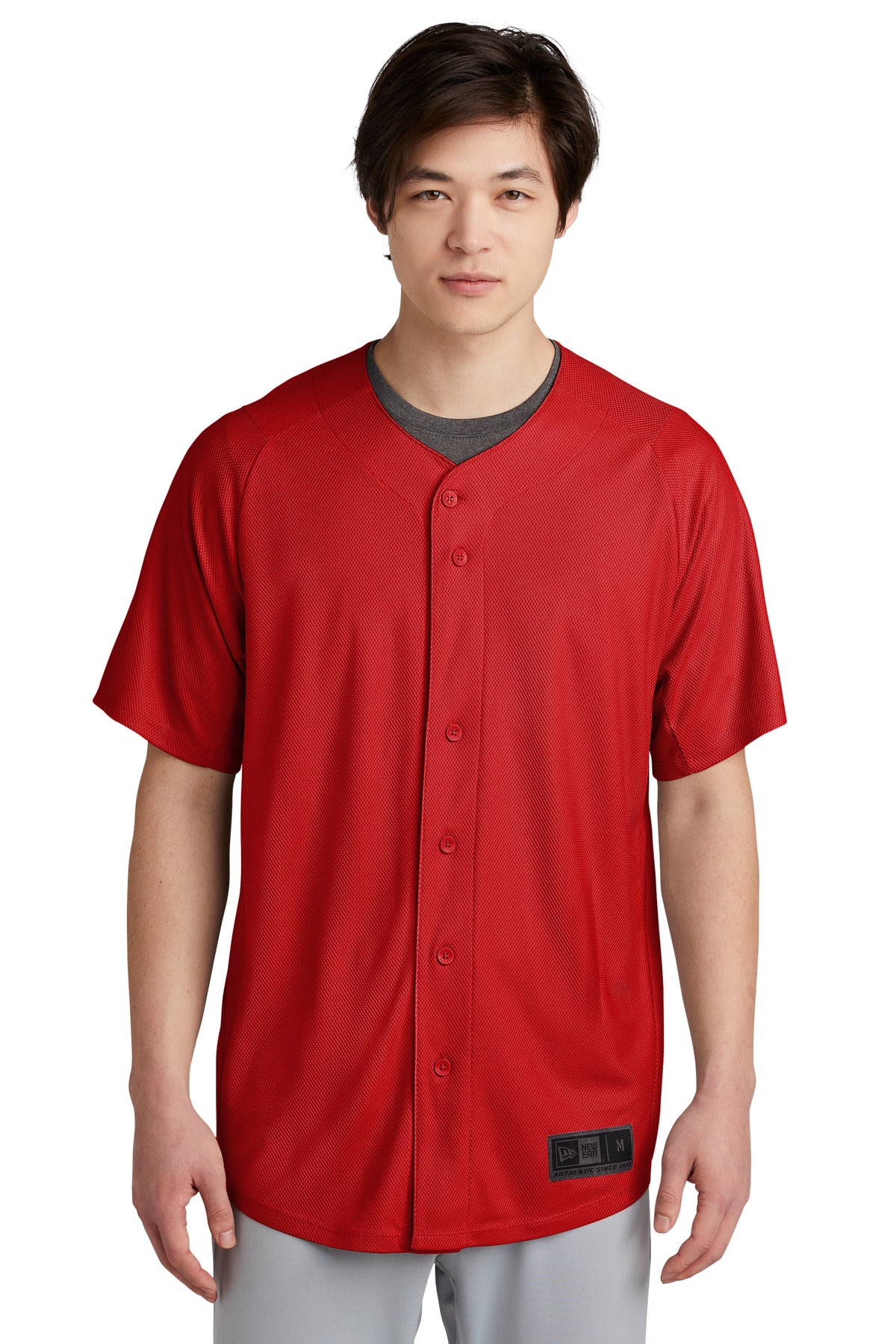 New Era® Diamond Era Full-Button Jersey. NEA220