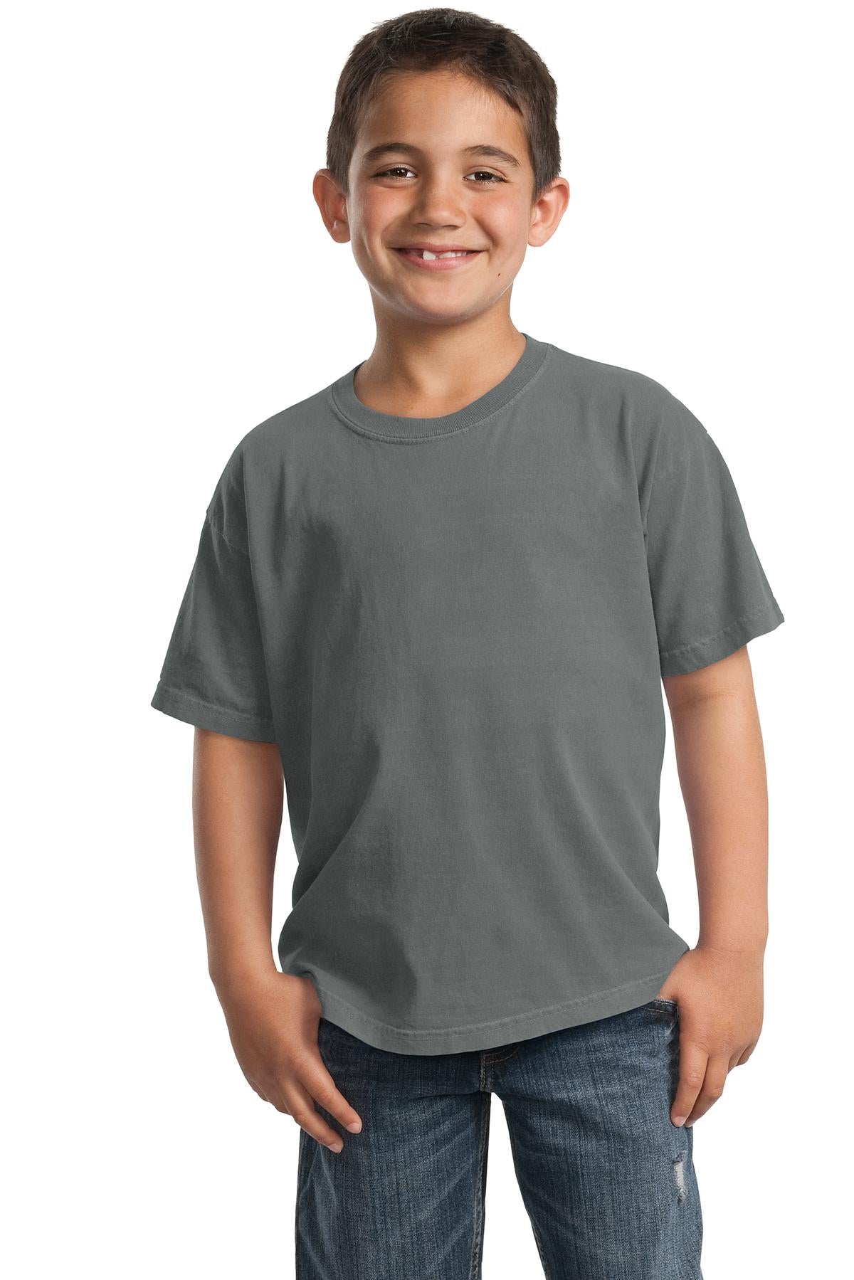 Port &amp; Company® Youth Beach Wash® Garment-Dyed Tee. PC099Y