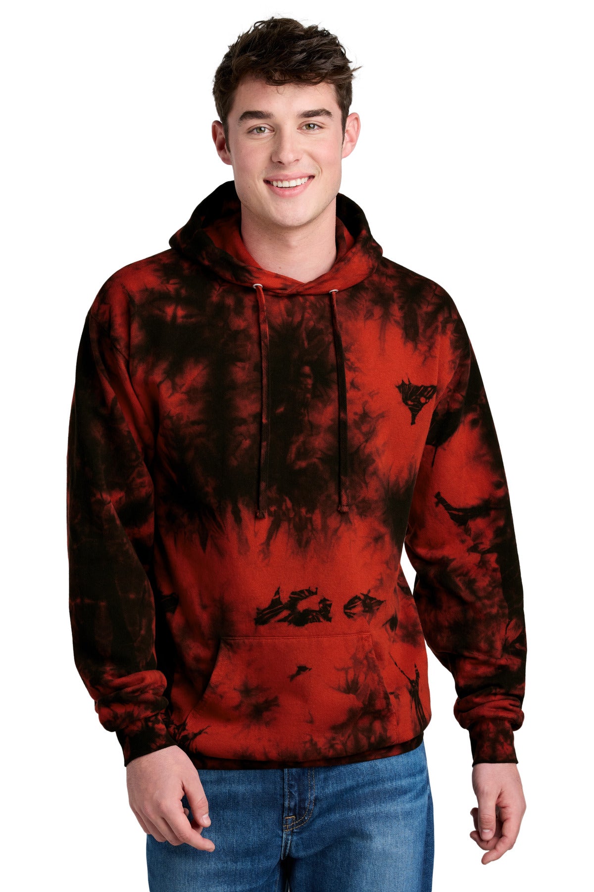 Port &amp; Company® Crystal Tie-Dye Pullover Hoodie PC144