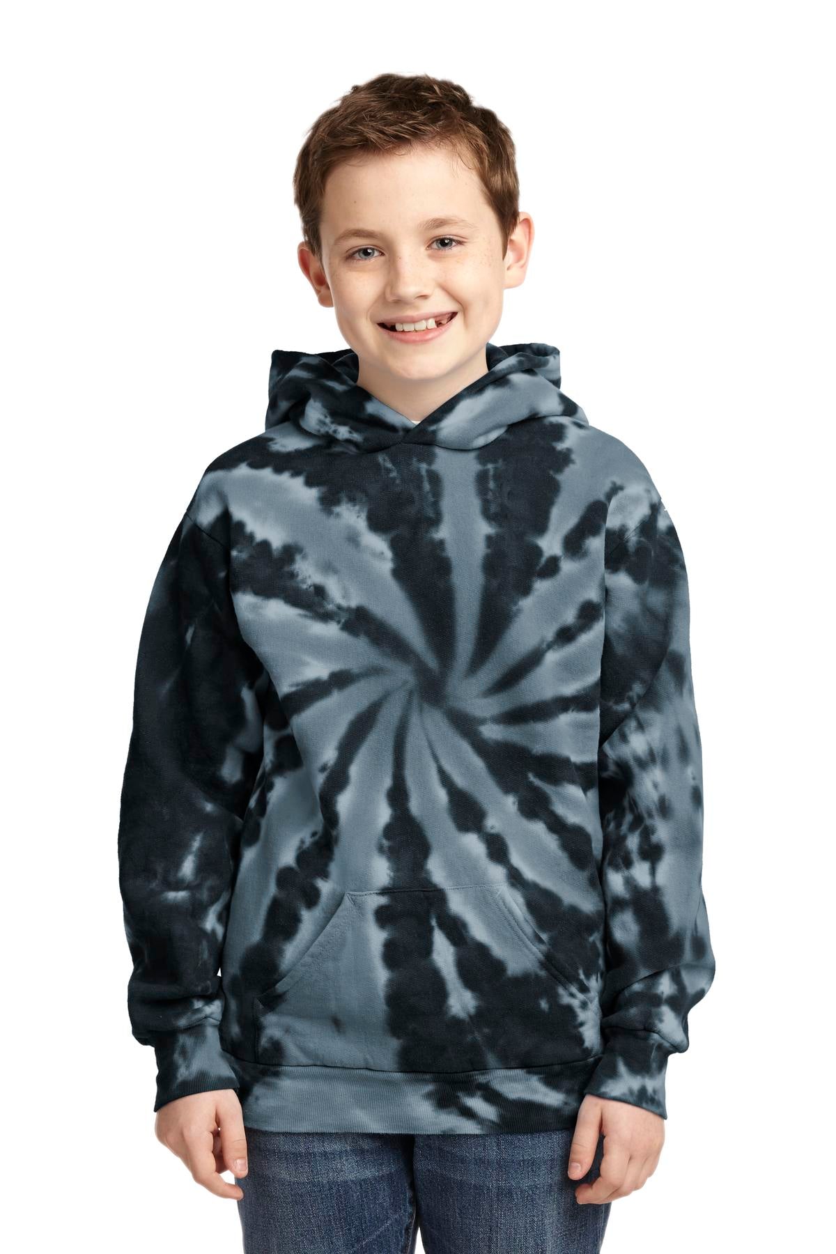 Port &amp; Company® Youth Tie-Dye Pullover Hooded Sweatshirt. PC146Y