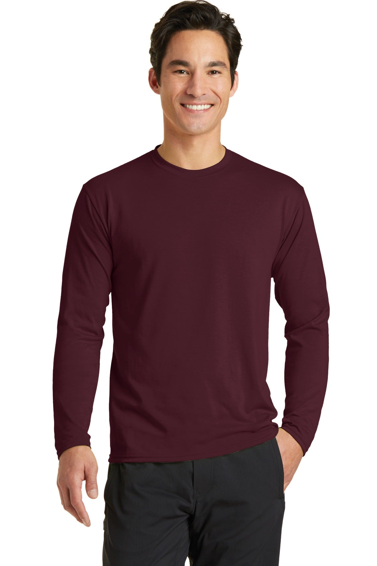 Port &amp; Company® Long Sleeve Performance Blend Tee. PC381LS