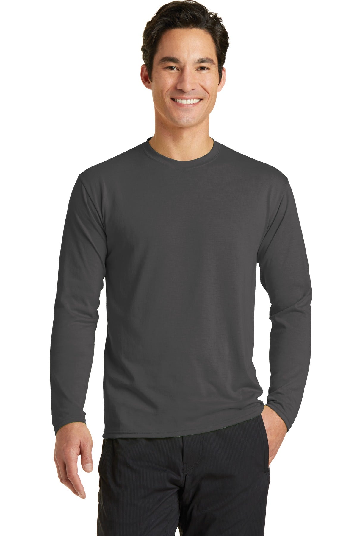 Port &amp; Company® Long Sleeve Performance Blend Tee. PC381LS