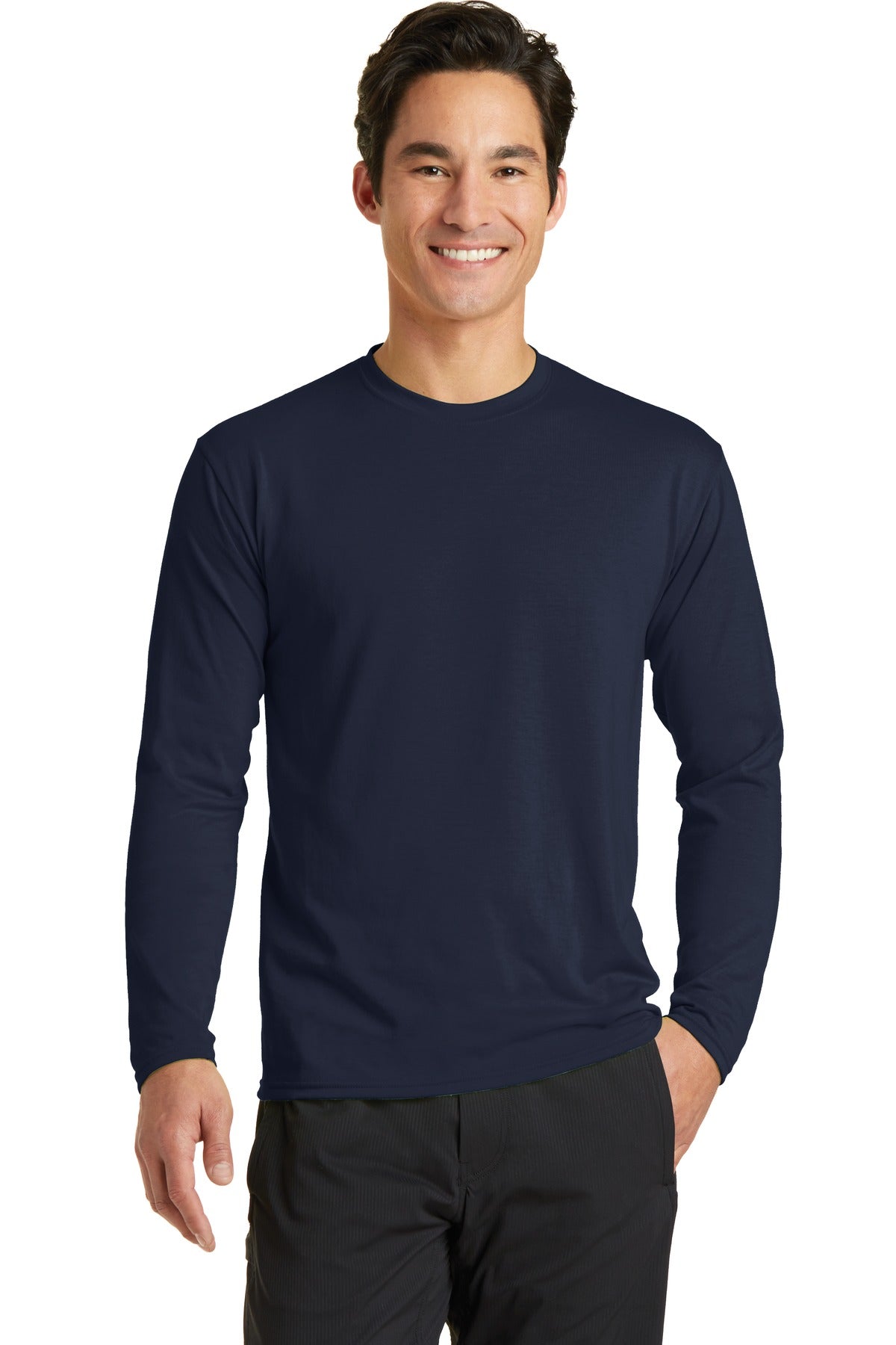 Port &amp; Company® Long Sleeve Performance Blend Tee. PC381LS