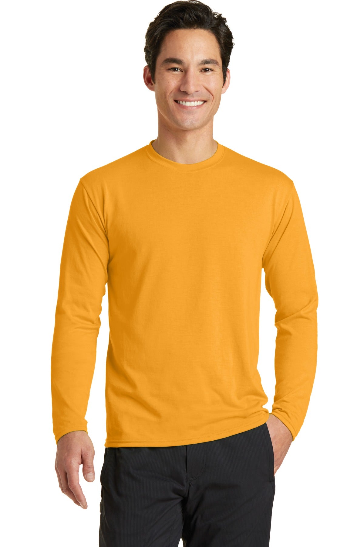 Port &amp; Company® Long Sleeve Performance Blend Tee. PC381LS