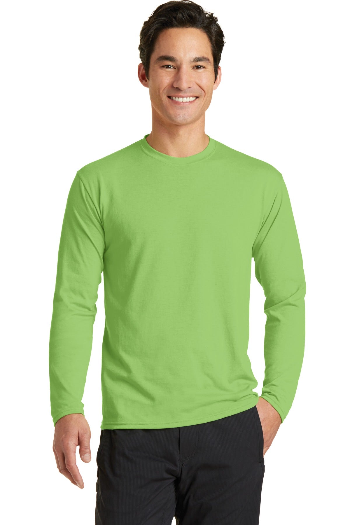 Port &amp; Company® Long Sleeve Performance Blend Tee. PC381LS