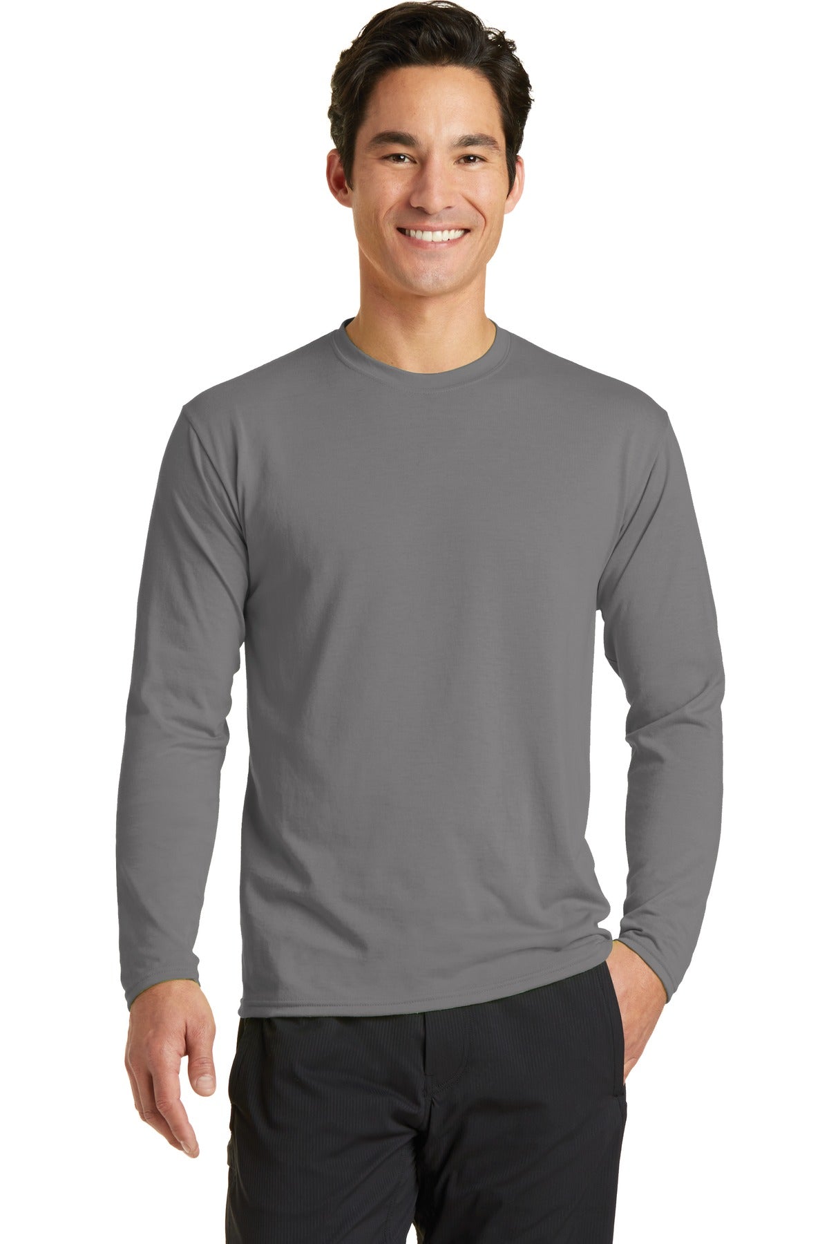 Port &amp; Company® Long Sleeve Performance Blend Tee. PC381LS