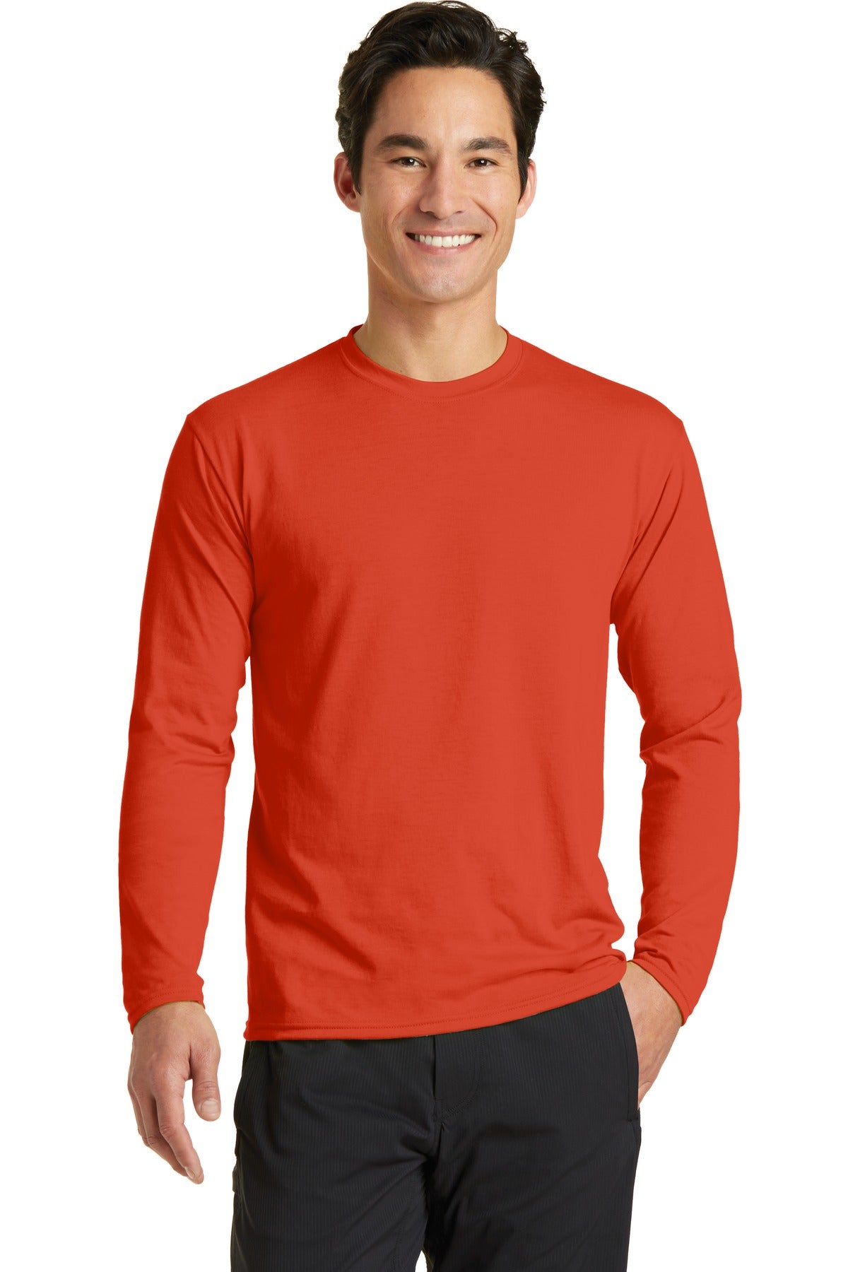 Port &amp; Company® Long Sleeve Performance Blend Tee. PC381LS