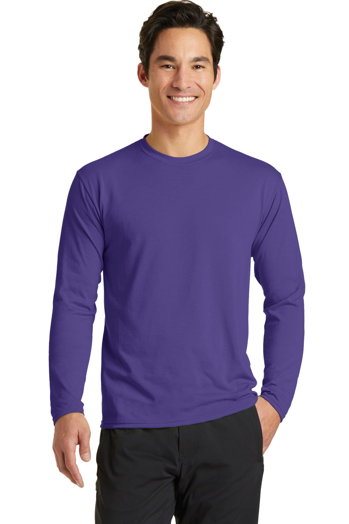Port &amp; Company® Long Sleeve Performance Blend Tee. PC381LS