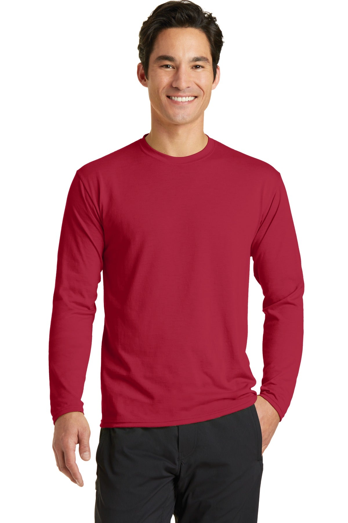 Port &amp; Company® Long Sleeve Performance Blend Tee. PC381LS