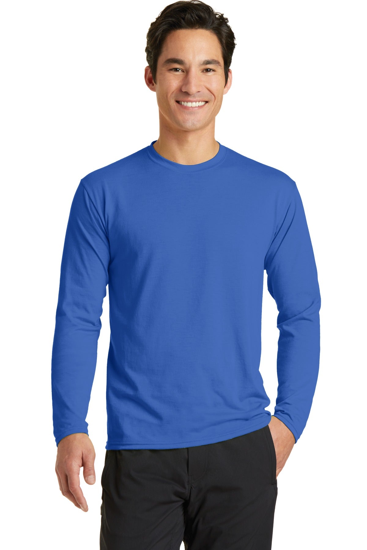 Port &amp; Company® Long Sleeve Performance Blend Tee. PC381LS