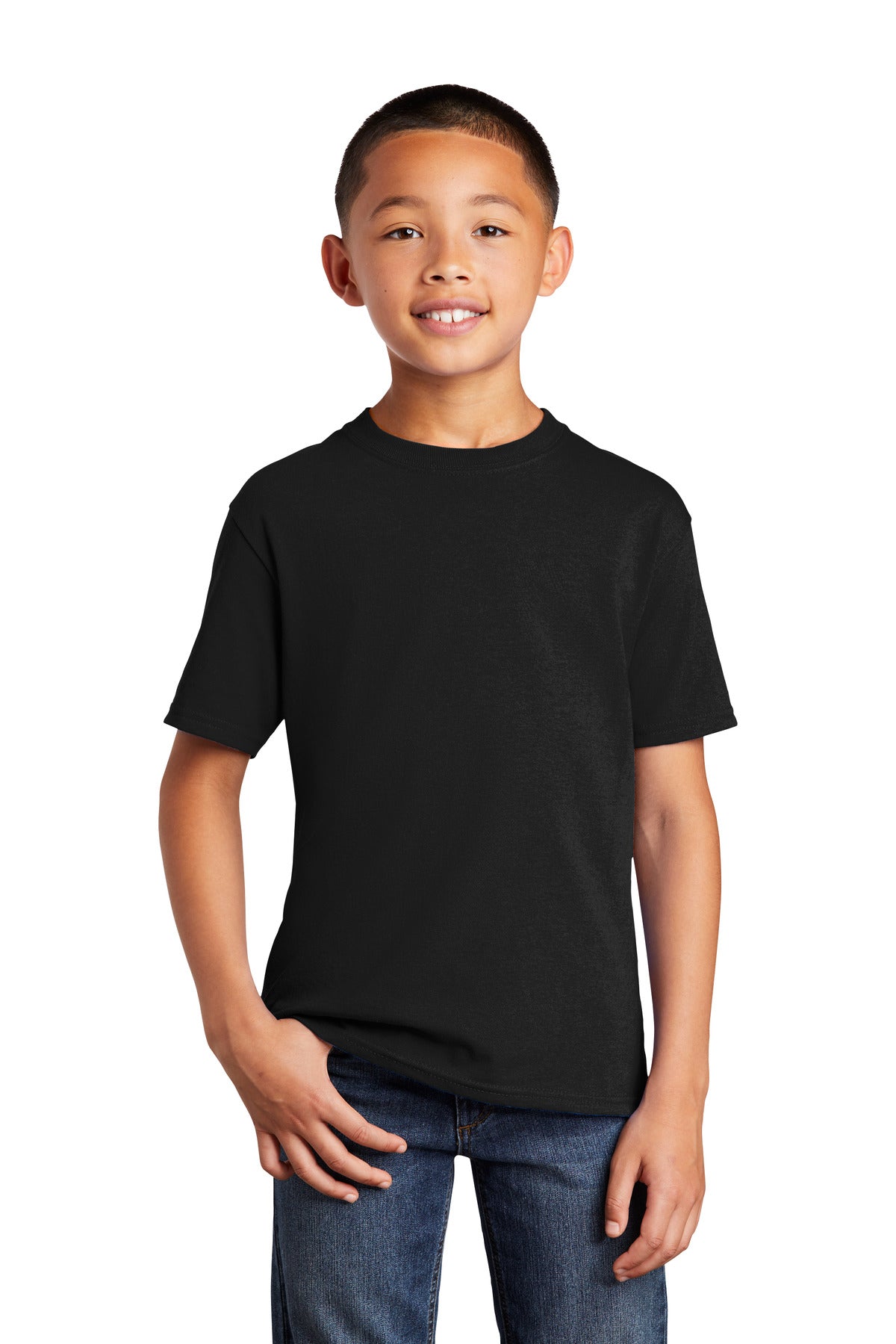 Port &amp; Company® Youth Core Cotton DTG Tee PC54YDTG