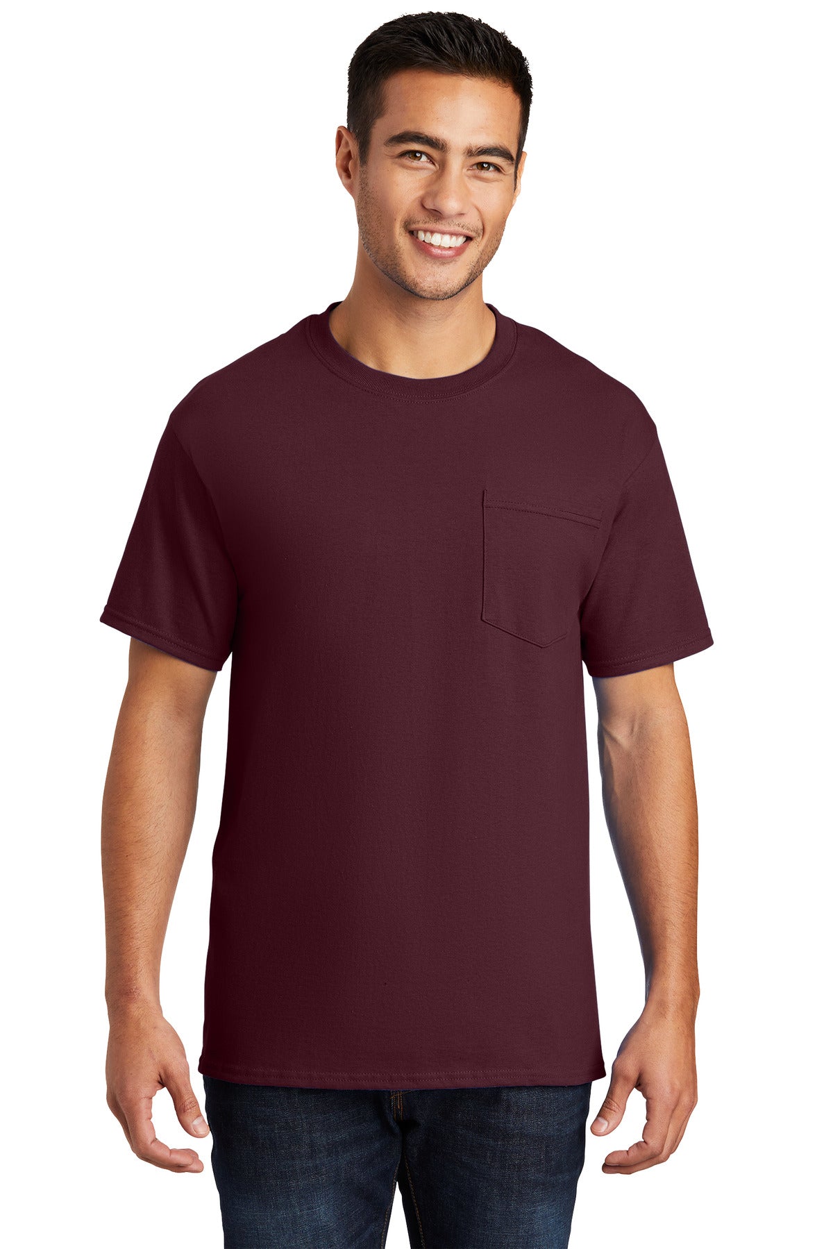Port &amp; Company® Essential Pocket Tee. PC61P