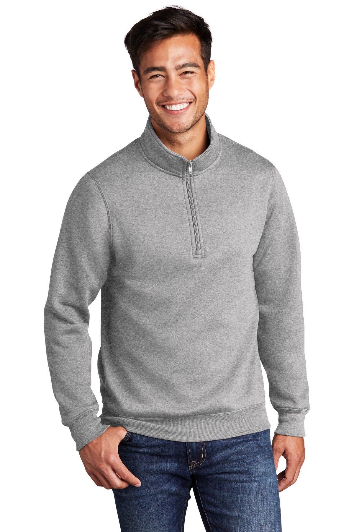 Port &amp; Company ® Core Fleece 1/4-Zip Pullover Sweatshirt PC78Q