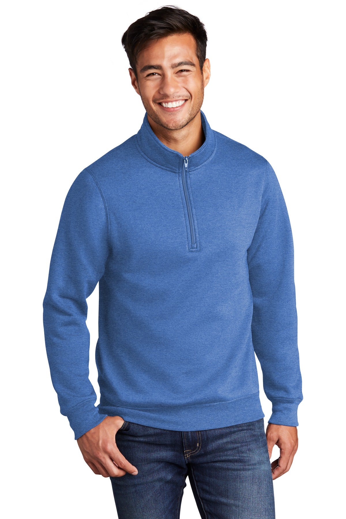 Port &amp; Company ® Core Fleece 1/4-Zip Pullover Sweatshirt PC78Q