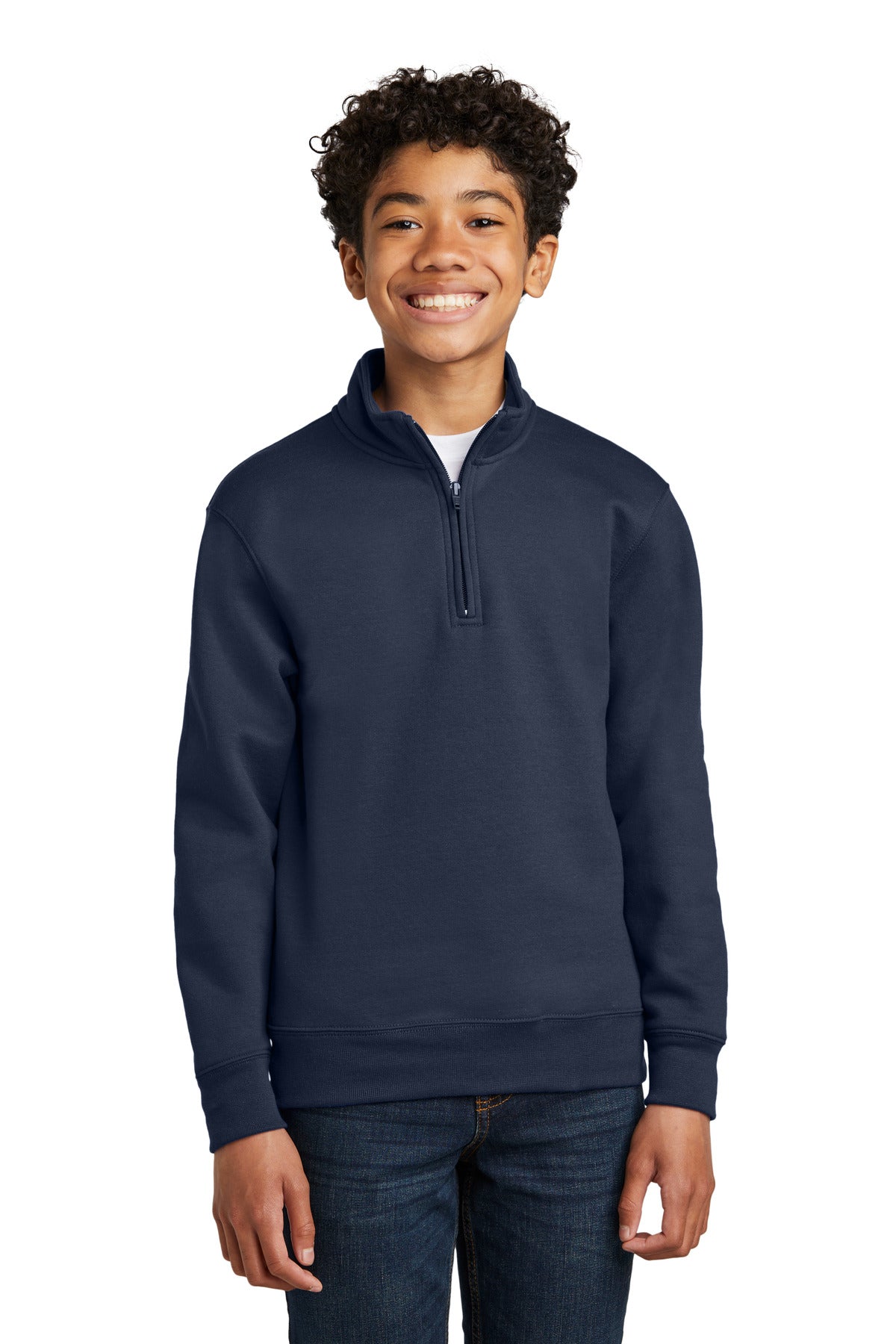 Port &amp; Company® Youth Core Fleece 1/4-Zip Pullover Sweatshirt PC78YQ