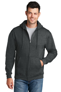 Port & Company® - Core Fleece Full-Zip Hooded Sweatshirt. PC78ZH