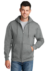 Port & Company® - Core Fleece Full-Zip Hooded Sweatshirt. PC78ZH
