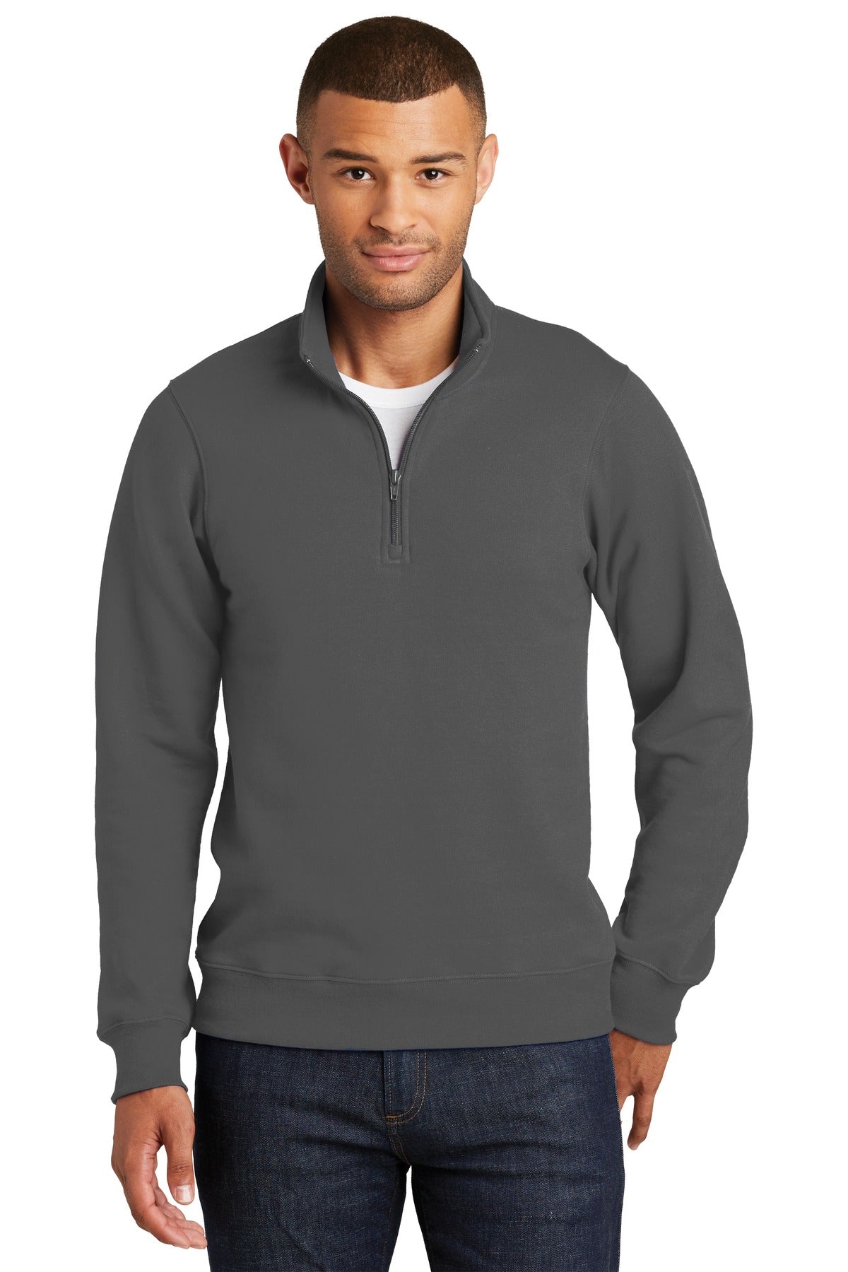 Port &amp; Company® Fan Favorite Fleece 1/4-Zip Pullover Sweatshirt. PC850Q