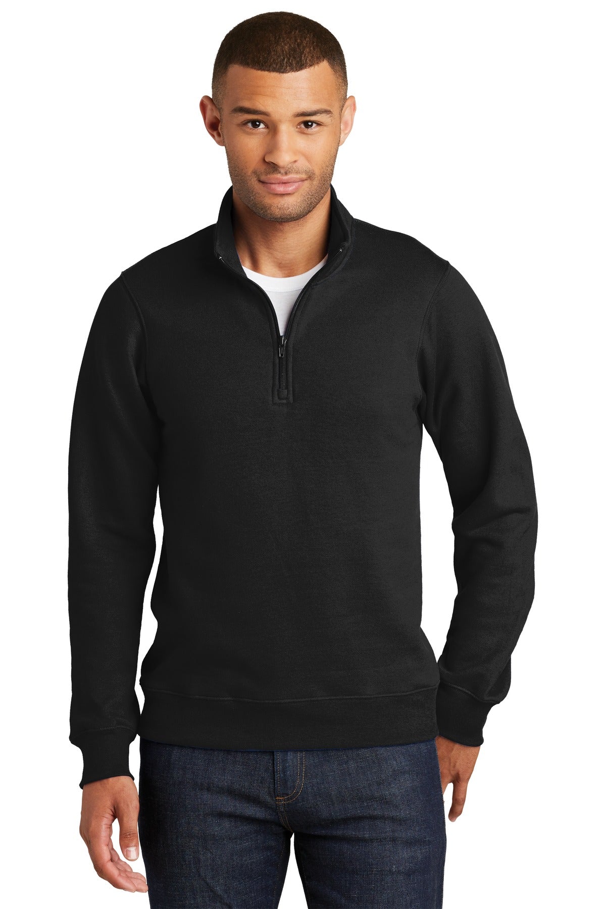 Port &amp; Company® Fan Favorite Fleece 1/4-Zip Pullover Sweatshirt. PC850Q