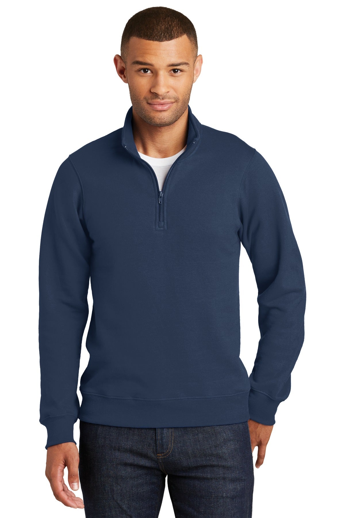 Port &amp; Company® Fan Favorite Fleece 1/4-Zip Pullover Sweatshirt. PC850Q