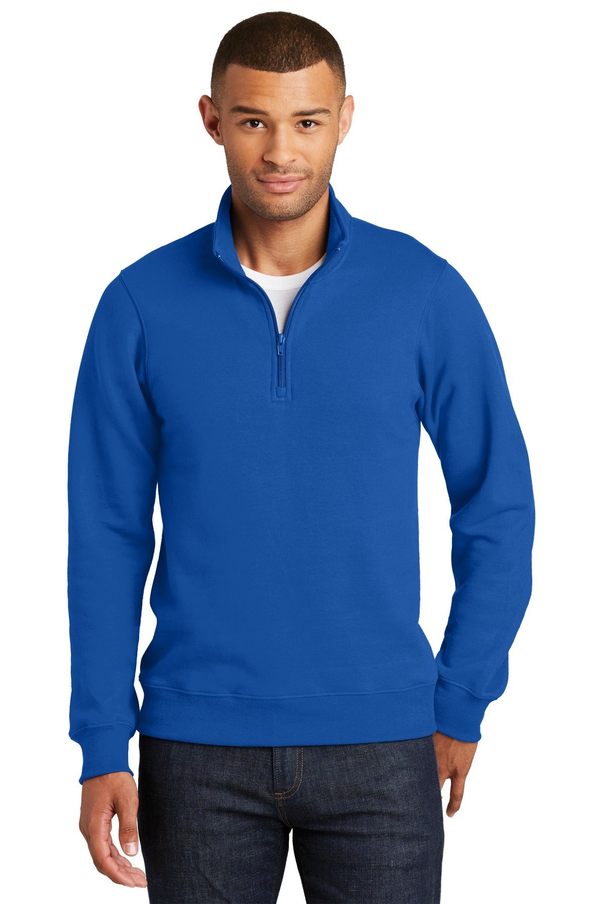 Port &amp; Company® Fan Favorite Fleece 1/4-Zip Pullover Sweatshirt. PC850Q