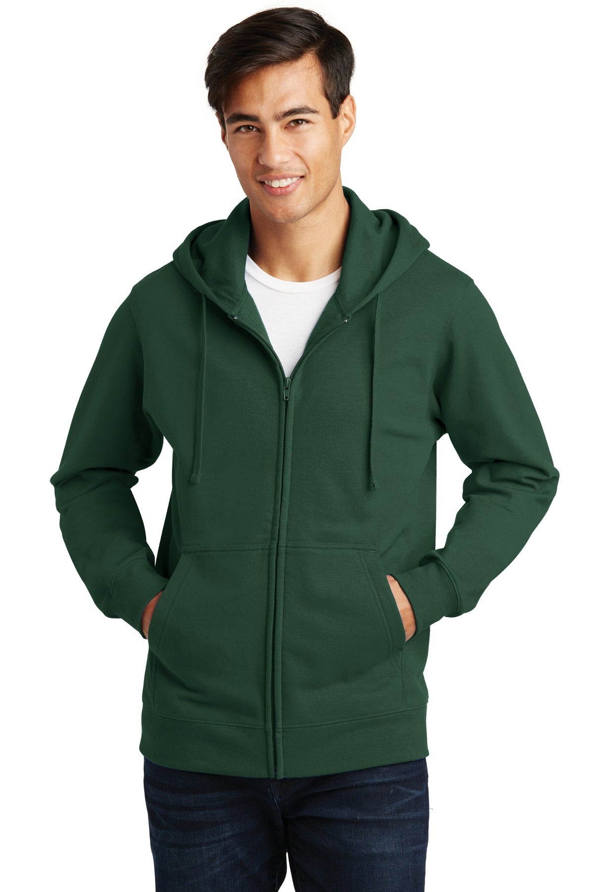 Port &amp; Company® Fan Favorite Fleece Full-Zip Hooded Sweatshirt. PC850ZH