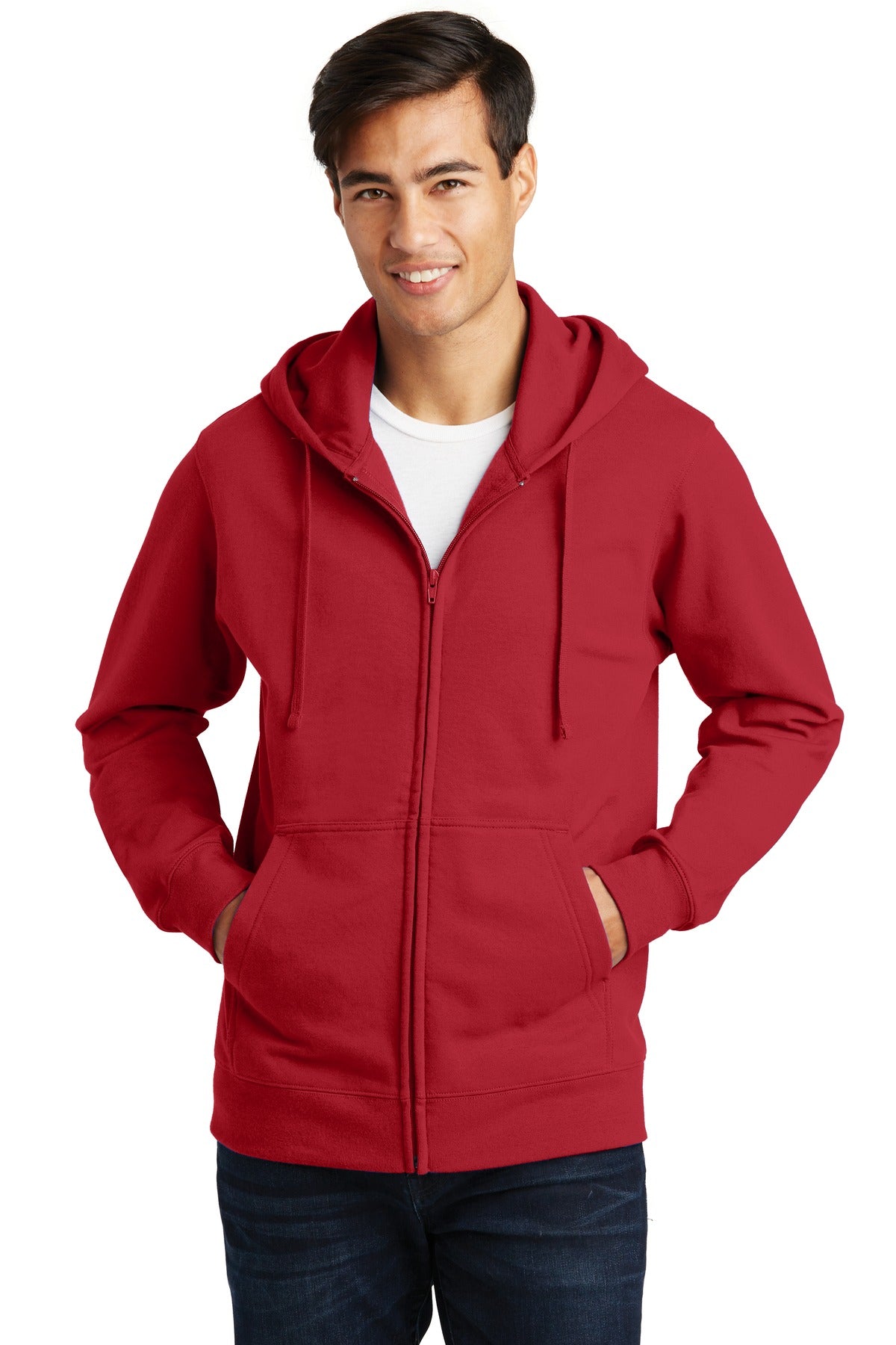 Port &amp; Company® Fan Favorite Fleece Full-Zip Hooded Sweatshirt. PC850ZH