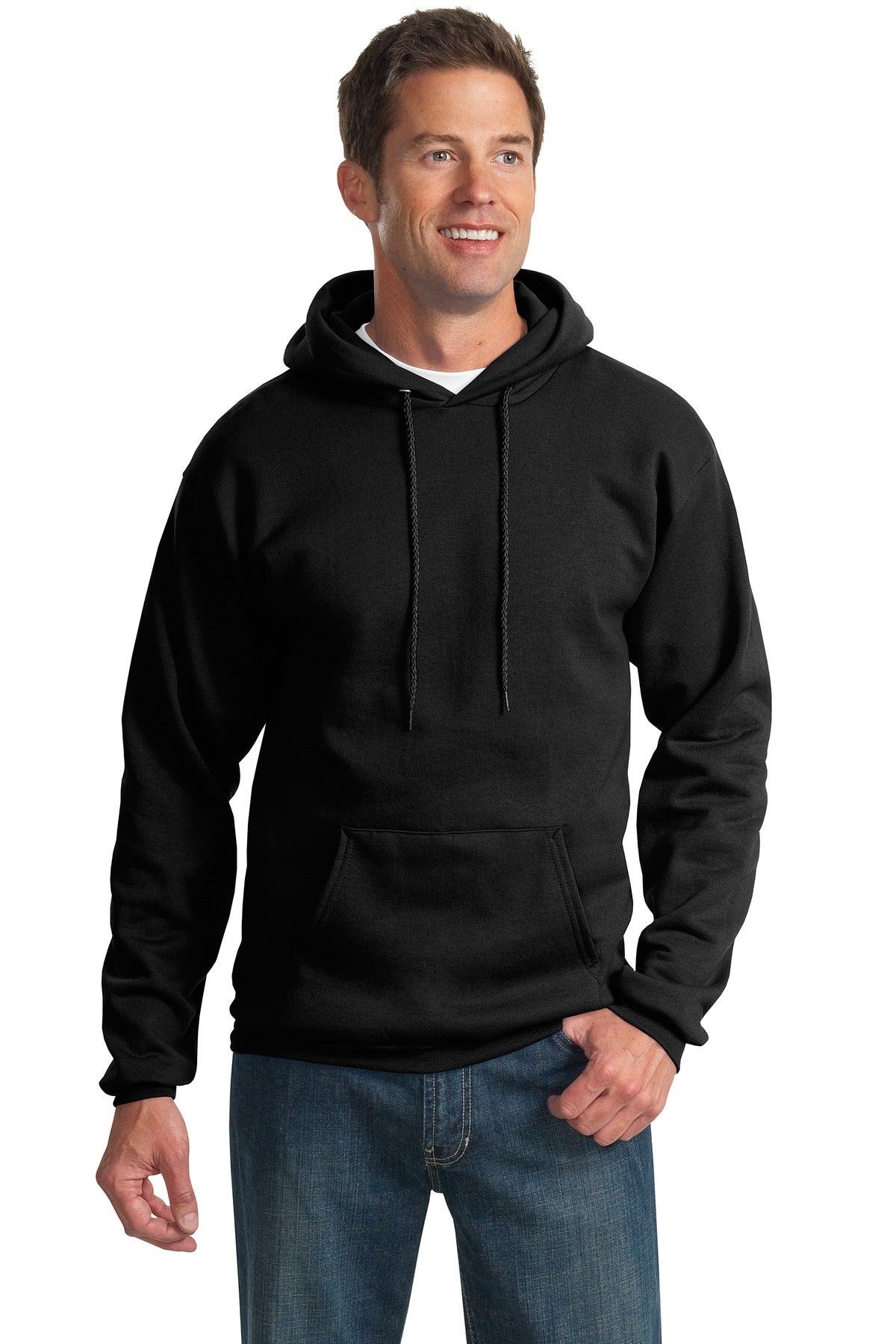 Port &amp; Company® Essential Fleece Pullover Hooded Sweatshirt.  PC90H