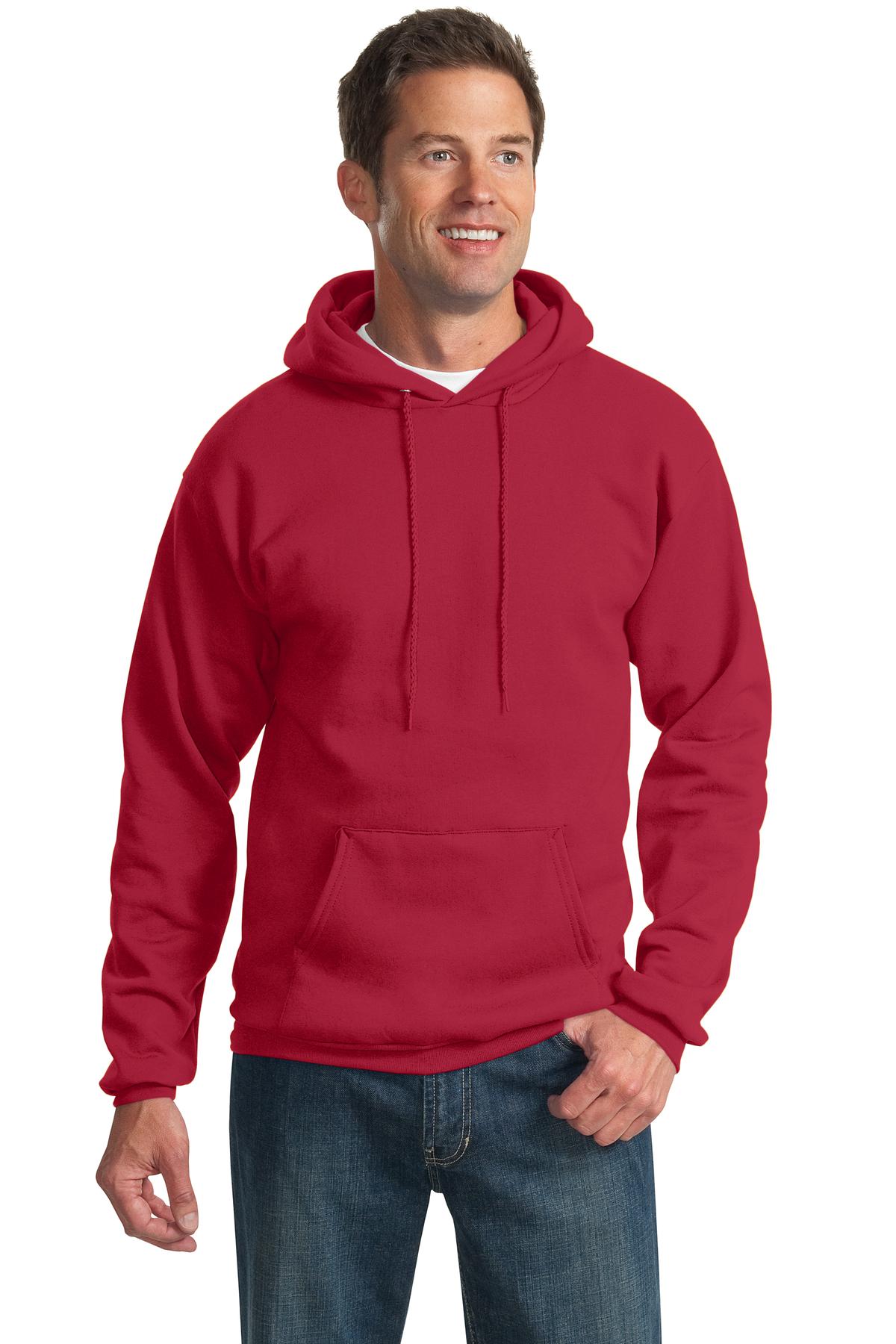 Port &amp; Company® Tall Essential Fleece Pullover Hooded Sweatshirt. PC90HT