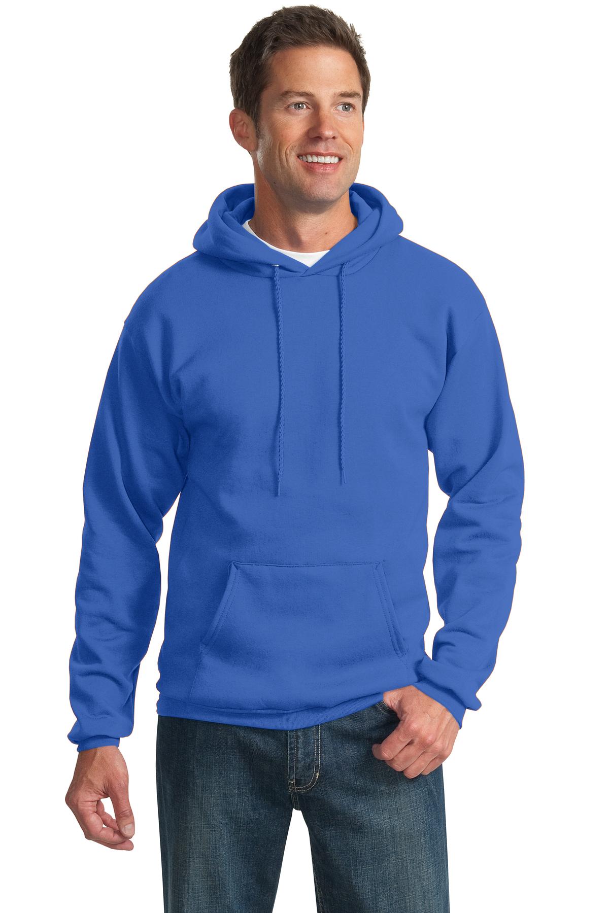Port &amp; Company® Tall Essential Fleece Pullover Hooded Sweatshirt. PC90HT