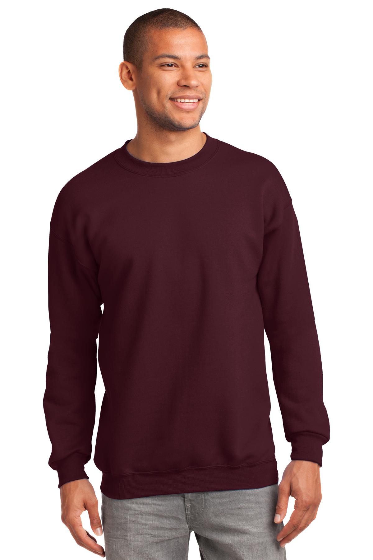 Port &amp; Company® Tall Essential Fleece Crewneck Sweatshirt. PC90T