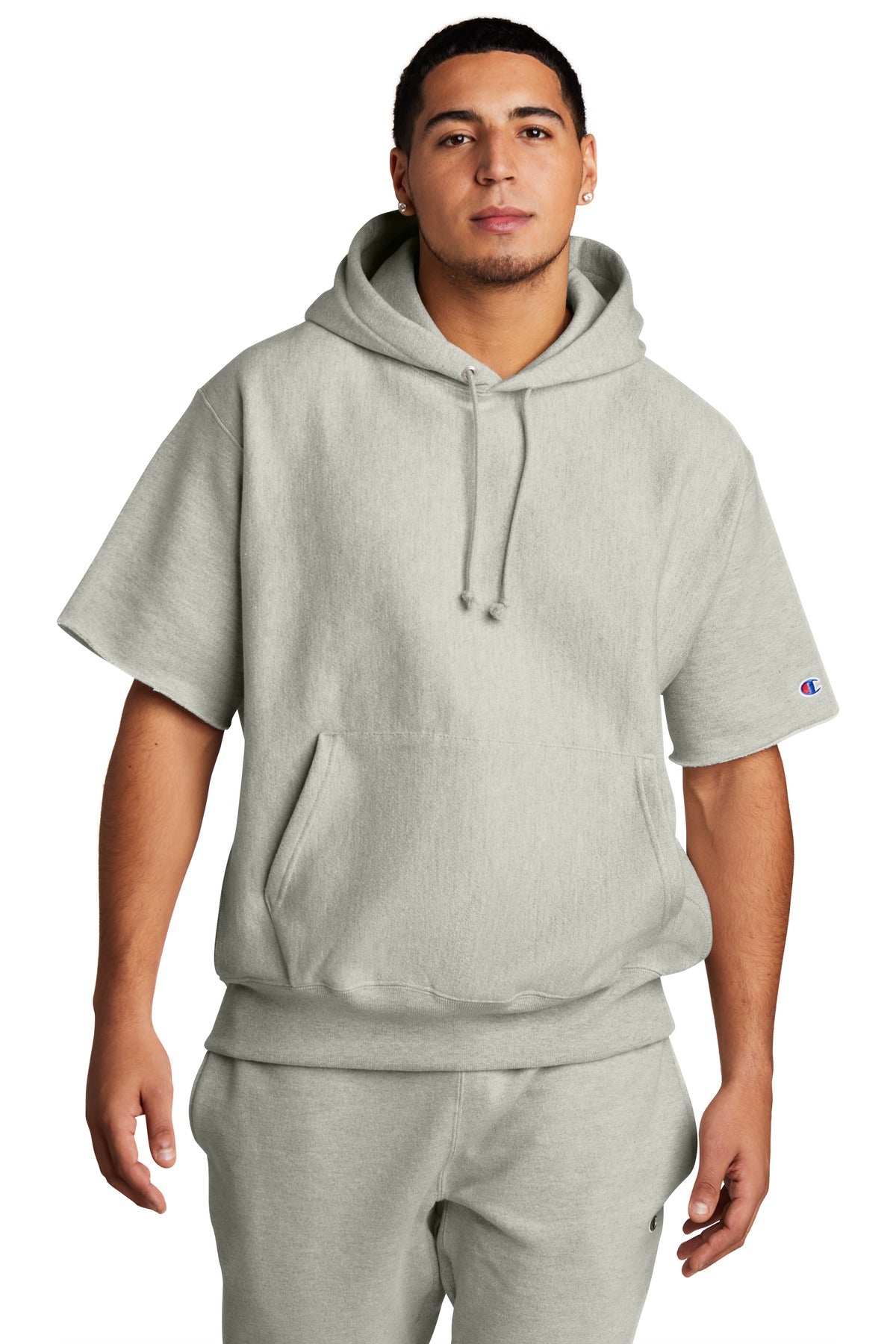 Champion®  Reverse Weave®  Short Sleeve Hooded Sweatshirt S101SS