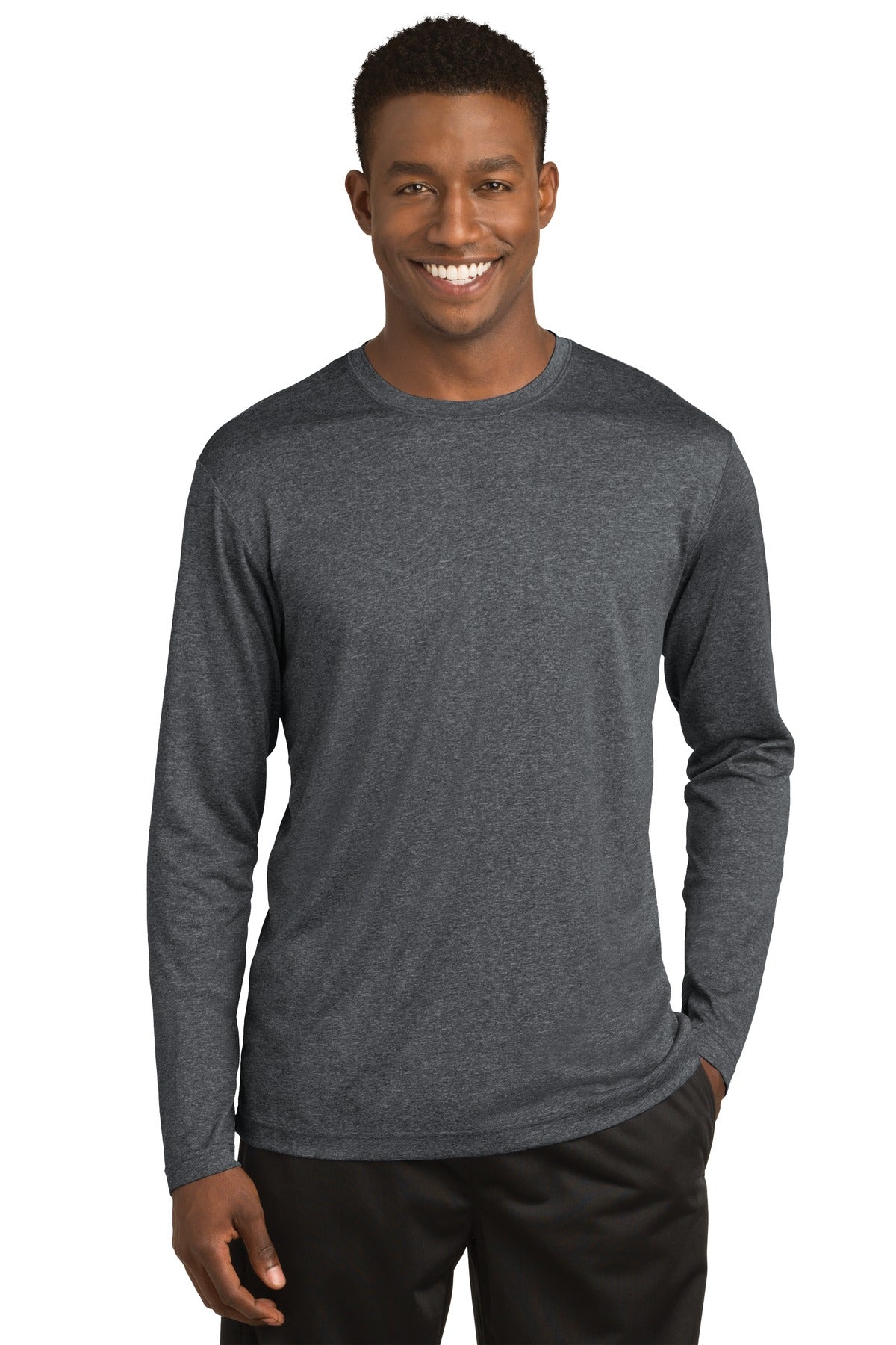 Sport-Tek® Long Sleeve Heather Contender® Tee. ST360LS