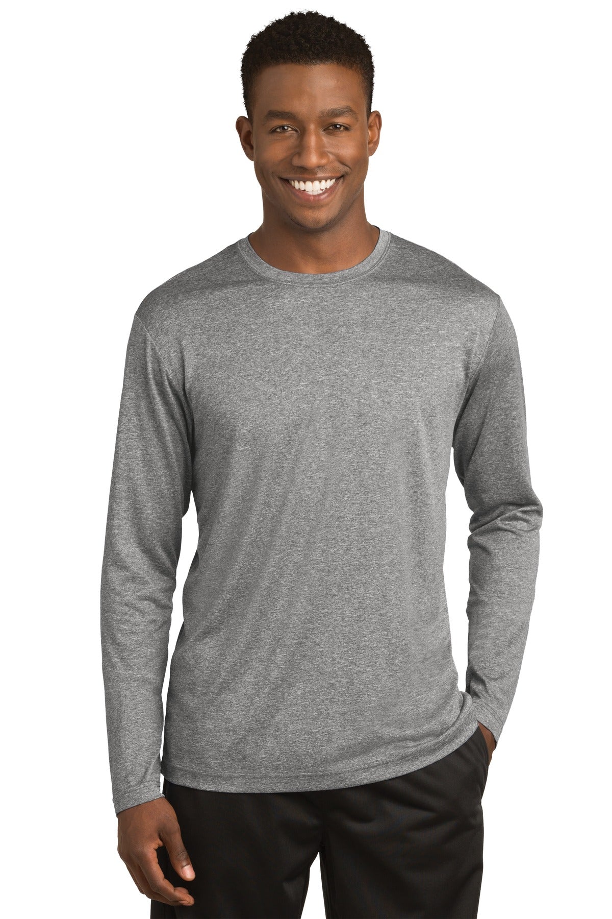 Sport-Tek® Long Sleeve Heather Contender® Tee. ST360LS