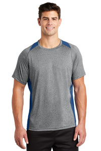 Sport-Tek® Heather Colorblock Contender® Tee. ST361