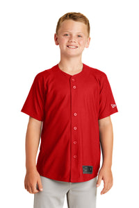 New Era® Youth Diamond Era Full-Button Jersey. YNEA220