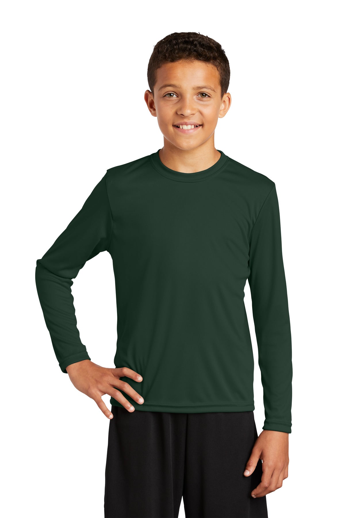 Sport-Tek® Youth Long Sleeve PosiCharge® Competitor® Tee. YST350LS