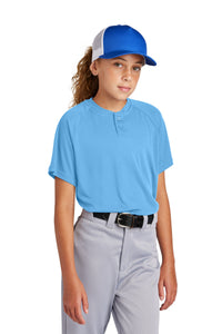 Sport-Tek® Youth PosiCharge® Competitor® 2-Button Henley YST359