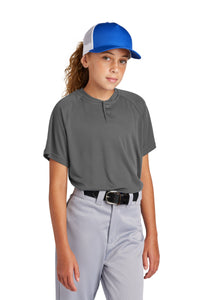 Sport-Tek® Youth PosiCharge® Competitor® 2-Button Henley YST359