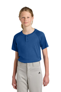 Sport-Tek® Youth PosiCharge® Competitor® 2-Button Henley YST359